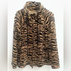Jones New York Animal Print Jacket